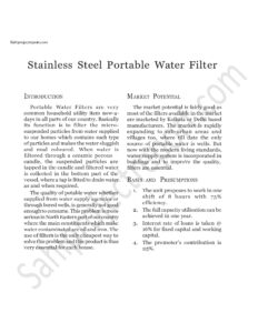 Read more about the article Sahi project report for Stainless Steel Portable Water Filter