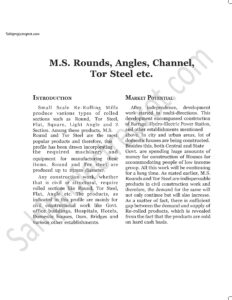 Read more about the article Sahi project report for  M.S. Rounds, Angles, Channel, Tor Steel etc