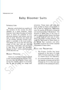 Read more about the article Sahi project report for Baby Bloomer Suits