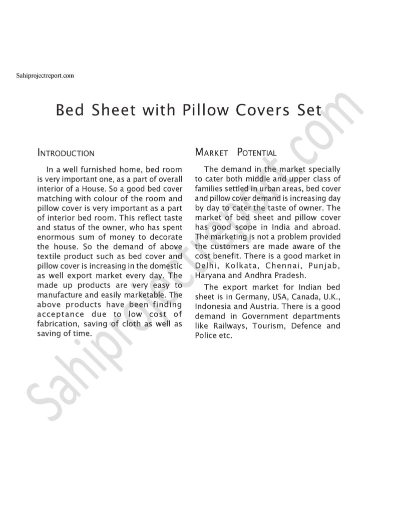 OPeui8ATYIg0xvPH 1 Sahi project report for Bed Sheet with Pillow Covers Set