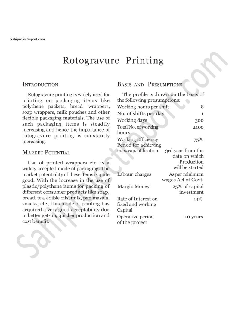 ch214 1 Sahi project report for Rotogravure  Printing