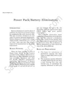 Read more about the article Sahi project report for Power Pack/Battery Eliminators